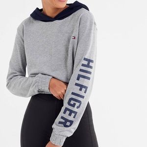 Tommy Hilfiger color block hoodie sweatshirt